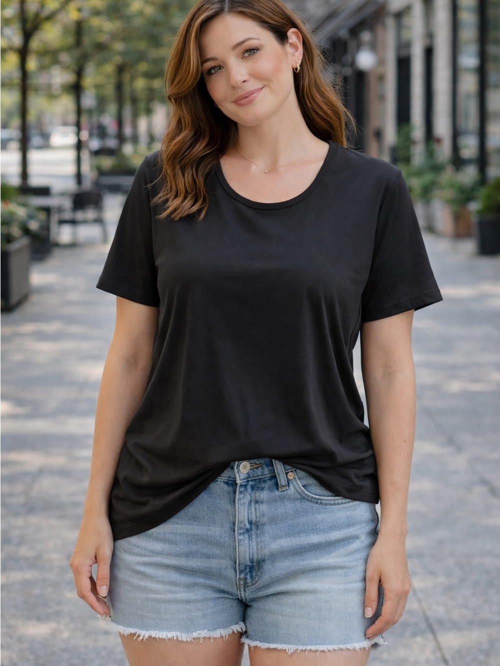 Classic Black Women's Top